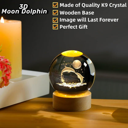 3D Crystal Ball Lamp
