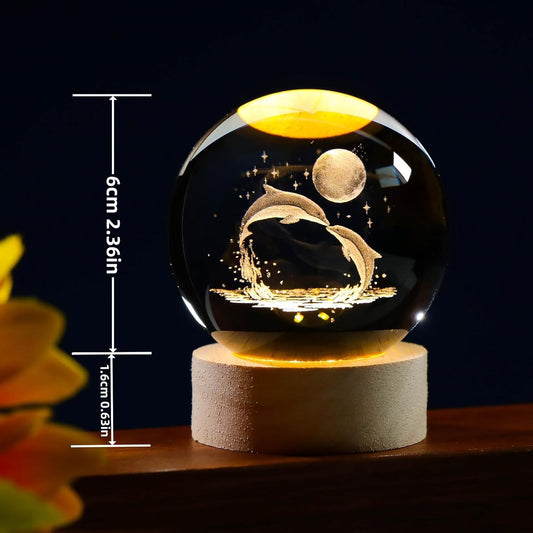 3D Crystal Ball Lamp