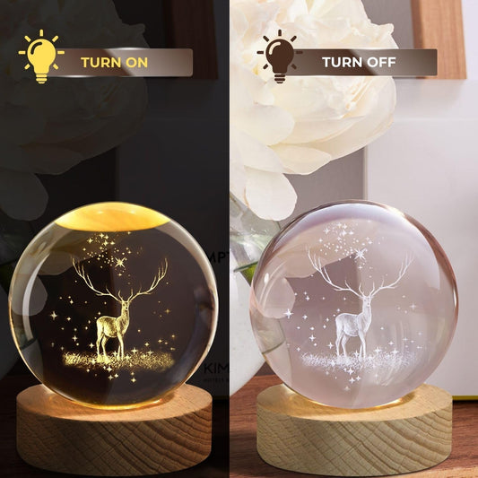 3D Crystal Ball Lamp