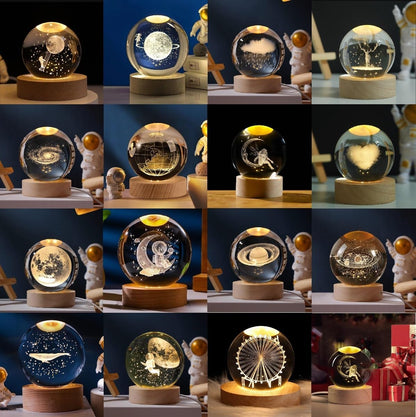 3D Crystal Ball Lamp